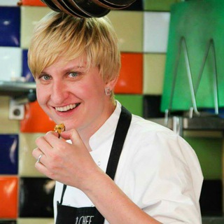 A WOMAN. A CHEF